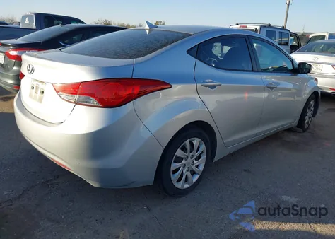 2013 Hyundai Elantra Gls из США, поврежденный, VIN 5NPDH4AE6DH221719